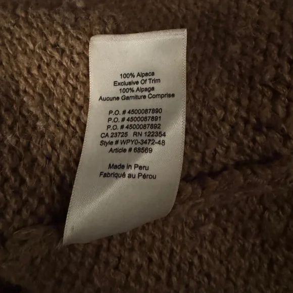 100% Alpaca Aritzia The Group by Babaton Day Off Turtleneck Sweater - Picture 4 of 4